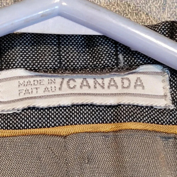 Bellissimo Men's Gray Pin Stripe Suit Coat in Size 38R 31W - Picture 3 of 11